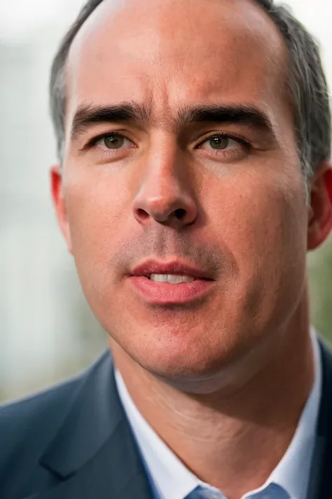 bob casey jr. <lora:senate_075_bob_casey_jr.:0.65> , face closeup, face focus, shirt, formal, suit, collared shirt, white shirt, jacket,
capitol hill at background,
best quality, masterpiece, HDR, professional, studio quality, highres,