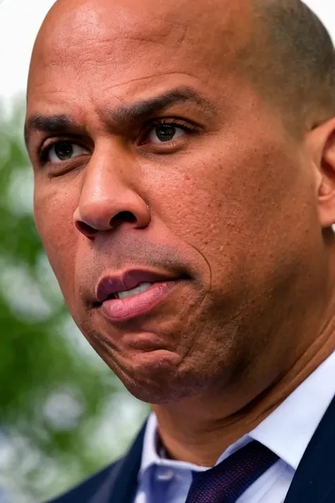 cory booker <lora:senate_060_cory_booker:0.65> , face closeup, face focus, shirt, formal, suit, collared shirt, white shirt, jacket,
capitol hill at background,
best quality, masterpiece, HDR, professional, studio quality, highres,