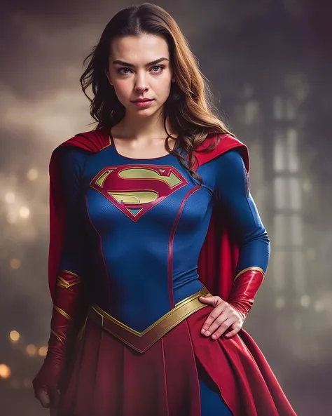 solo mid shot portrait photo of [anya taylor joy|(sumcum2:0.9)] as [livtyler-5000|helga lovekaty] dressed as ((supergirl:0.9):1....