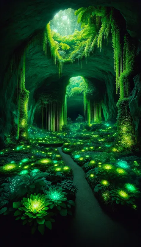 Mystical Emerald Cave