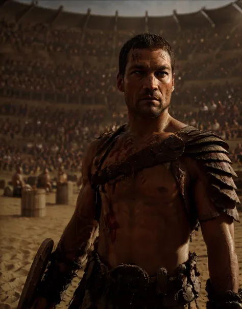 Andy Whitfield as Spartacus (2010) - RIP