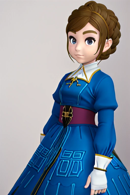 1girl, dress,<lora:TFM_Chibi_Zelda:0.6>, (facing forward)
