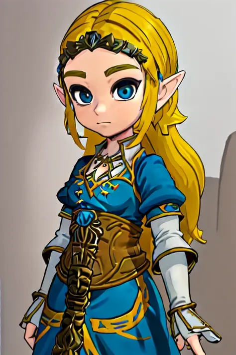 1girl,,<lora:TFM_Chibi_Zelda:0.6> dressed as a character from legend of zelda