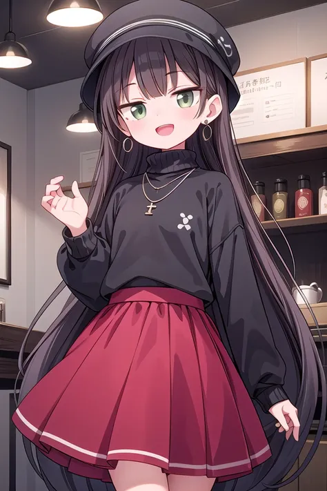 (cleavage:-1.5), insanely detailed, absurdres, ultra-highres, ultra-detailed, best quality,
1girl, solo, nice hands, perfect hands,
BREAK
(black theme:1.4), (fit body:1.3), (tight long sleeve and turtleneck (black sweater):1.4), (black heeled boots with la...