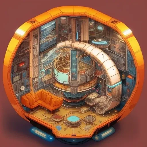 duskametrik, cut away, space station, moebius, duskametrik, isometric_dreams