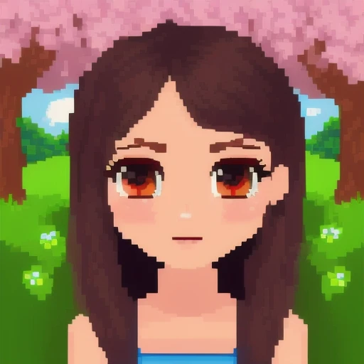 masterpiece, best quality portrait of a cute girl, pixelart, modelshoot style, rural background, <lora:LuisapPixelArtLORA_v1:0.3>,jarcher style