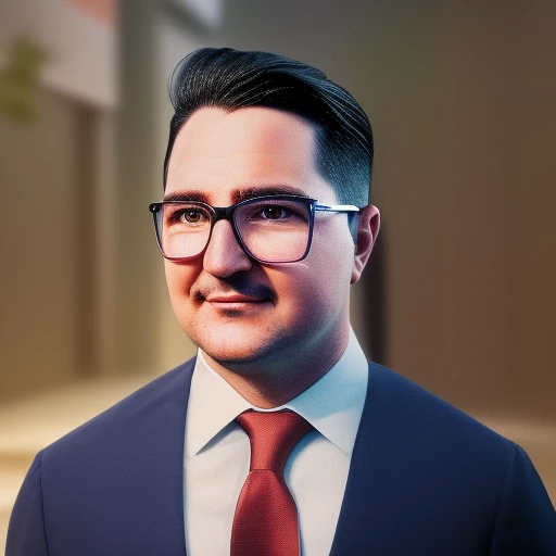 an ultrarealistic photo of tecfan person on the street, wearing a suit, highly detailed, realistic, 4k