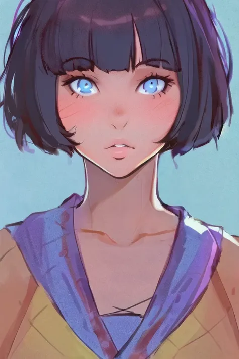 masterpiece, best quality, 1girl, perfect eyes, perfect face, kuvshinov