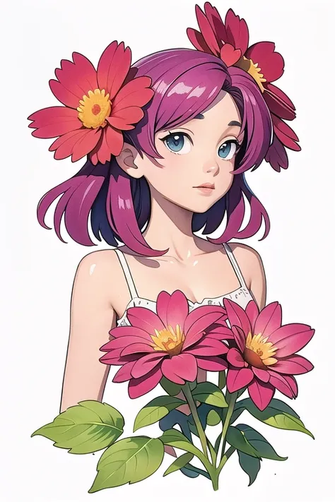 (masterpiece, beat quality, official art, watercolor sketch), a flower