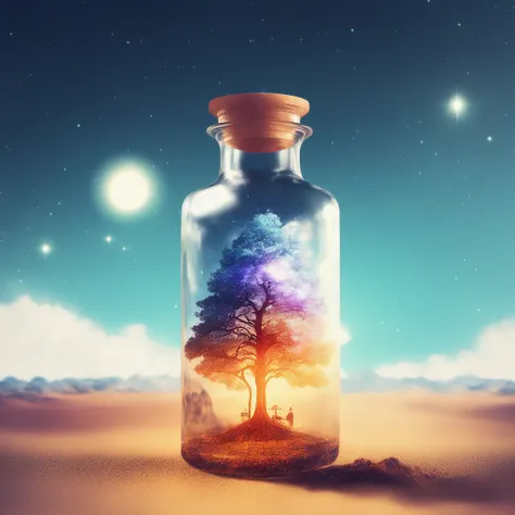 universe trapped in a bottle