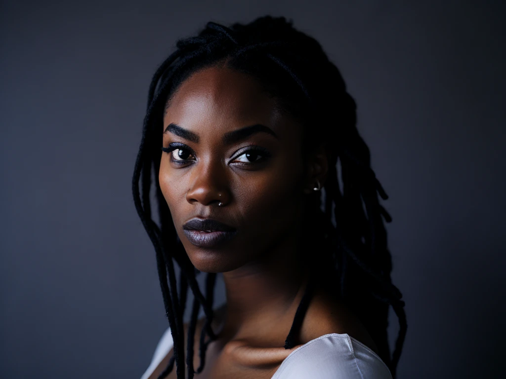 photo portrait of a white woman