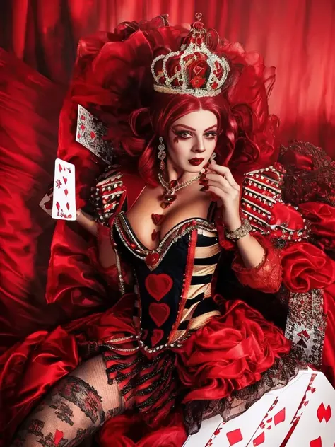 Photorealistic Queen of Hearts ็บขๅฟ็ๅ