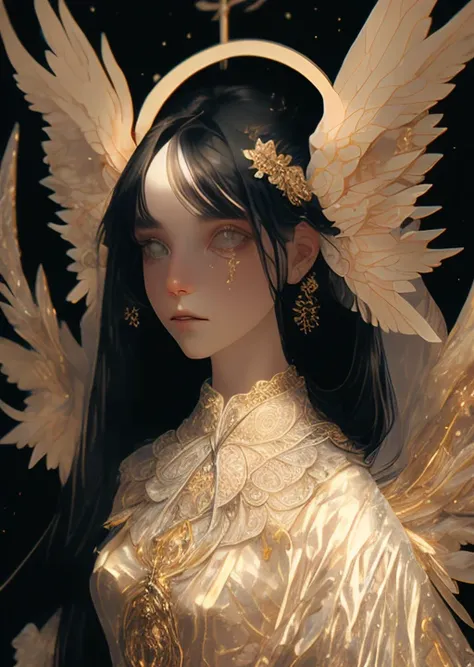 (masterpiece), (best quality), (detailed), light layer, lustrous skin, (intricate detailed , taut clothes, , demon wings,hair or...