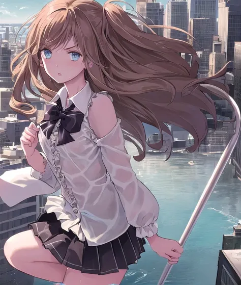 <lora:NetsuzouTrap:1>, ((masterpiece)),(((best quality))),((ultra-detailed)),((illustration)),((disheveled hair)),((frills)),(1 girl),(solo),dynamic angle,big top sleeves,floating,beautiful detailed sky,on beautiful detailed water,beautiful detailed eyes,o...