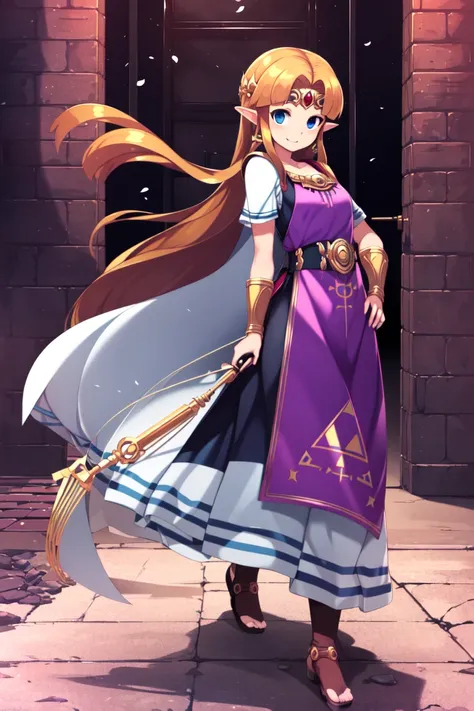 masterpiece, best_quality, 1girl, solo, princess zelda, nintendo, the legend of zelda, albw,