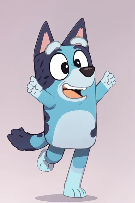 a cartoon cat with a big smile and a big smile on its face