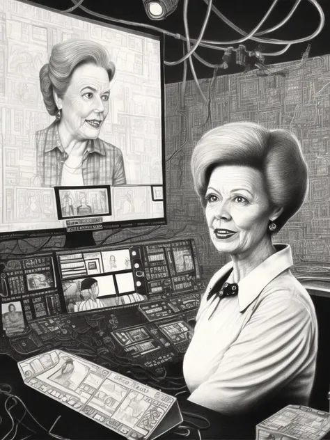 LoRA based on the drawings by Laurie Lipton