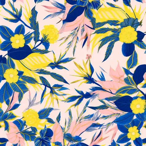 a close up of a floral pattern on a pink background