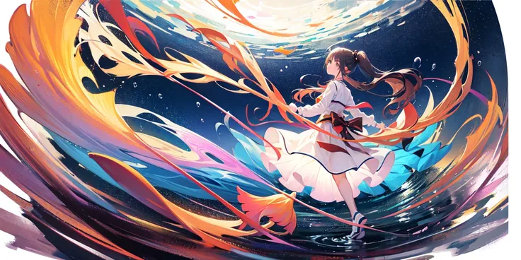[(white background:1.5)::5], (imid shot:0.95), (full body:1.25), Dynamic angle, [Bottle bottom],(fisheye:1.4), (falt color:1.3),colorful,(masterpiece:1,2), best quality,extremely detailed cg 8k wallpaper,best quality, masterpiece, highres, original, extrem...