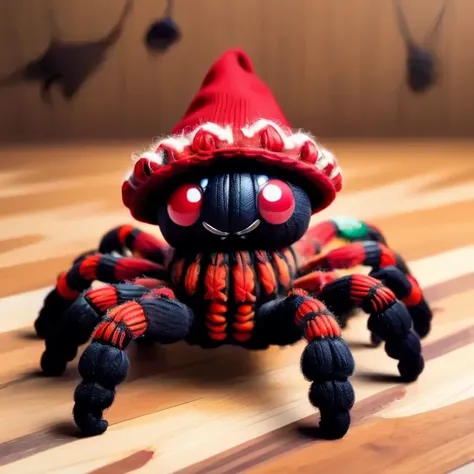 X'mas tarantula amigurumi