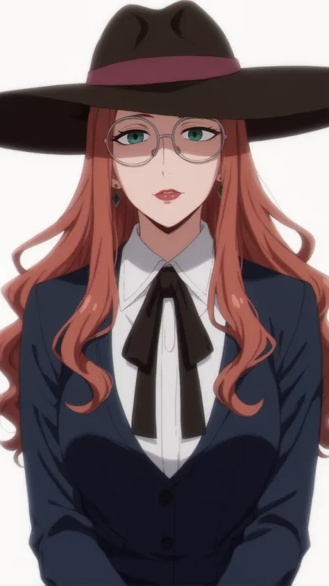 a close up of a woman wearing a hat and glasses