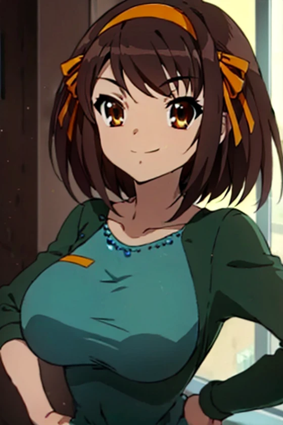 <lora:Haruhi Suzumiya - [The Melancholy of Haruhi Suzumiya] - Version 1:1> haruhi, brown_hair, suzumiya_haruhi, short_hair, brown_eyes, hairband  (masterpiece:1.2),(best quality:1.2),(high resolution:1.2) 1girl,  tattoo  cyberpunk2077, cyberpunk (series), ...