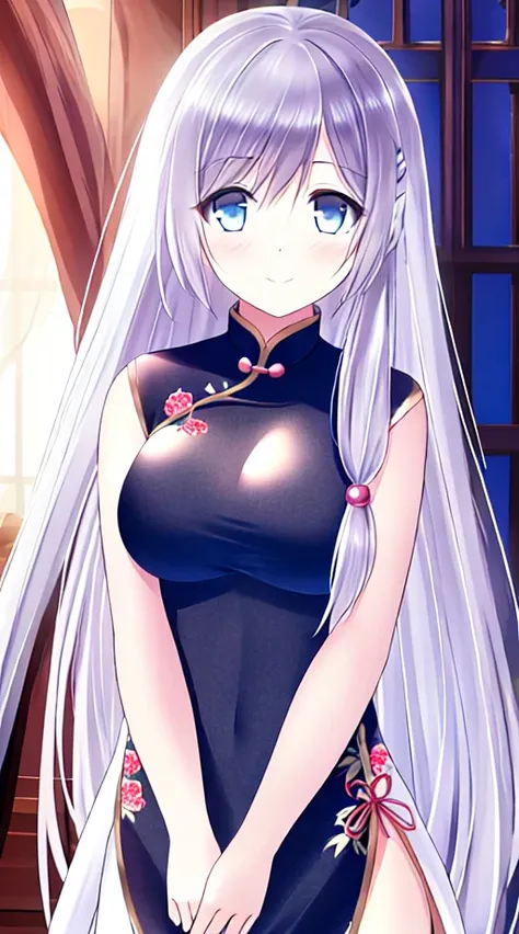 best quality, masterpiece, highres, girl,china dress,Beautiful face, <lora:lucy-000015:0.75>