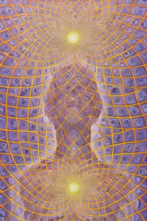 <lora:alexgreycosm_v1.0:1> by alex grey cosm