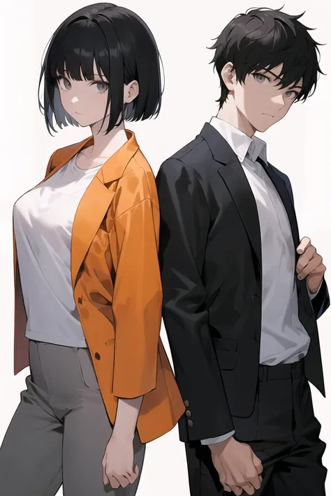 anime image of two people in business attire standing next to each other