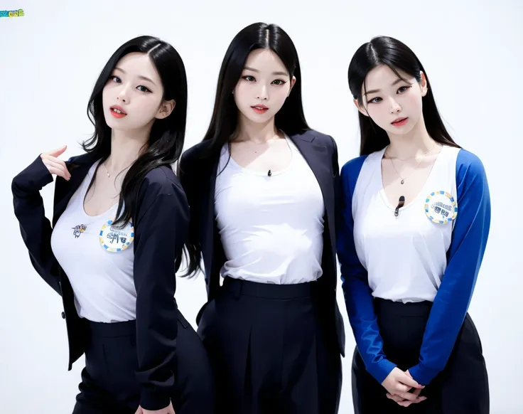 three asian women in business attire posing for a picture