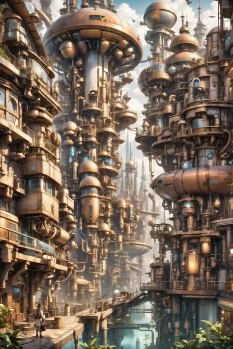 a picture taken from a video game of a futuristic city