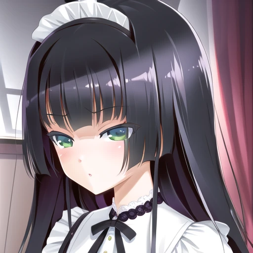 masterpiece, high quality, 8k, 1girl, expressionless,maid