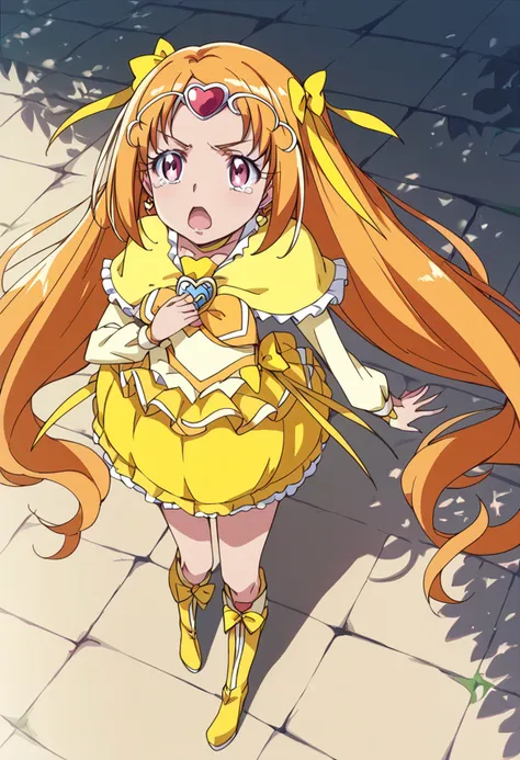 score_9, score_8_up, score_7_up, source_anime break
cure muse \(yellow\), 1girl, solo, yellow bow, magical girl, yellow choker, ...