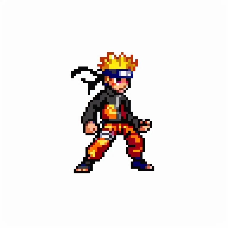 Sprite Art from Jump superstars and Jump Ultimate stars | PixelArt AI Model