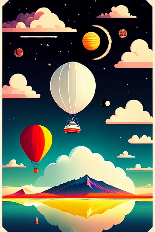 <lora:S1-Kurzgesagt_Dreamlike-000008:1>,
one (large white balloon carrying a telescope,:1.1)
vector art, Kurzgesagt, sharp focus, (HDR), (8k), (gigapixel), ((masterpiece))