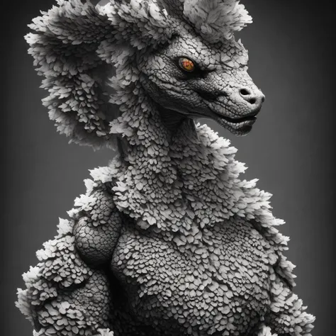 detailed Snapdragon against a black backdrop by Lise Cloquet and Arthur Harry Church, artstation