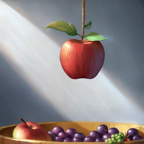 score_9, score_8_up, score_7_up, score_6_up, score_5_up, score_4_up,  (by aki99), source_pony, rating_safe, no pony, close up of a bowl of fruit, apple, orange, grapes, masterpiece, countershading, detailed soft lighting, ear fluff <lora:aki99_pony_v3-0000...