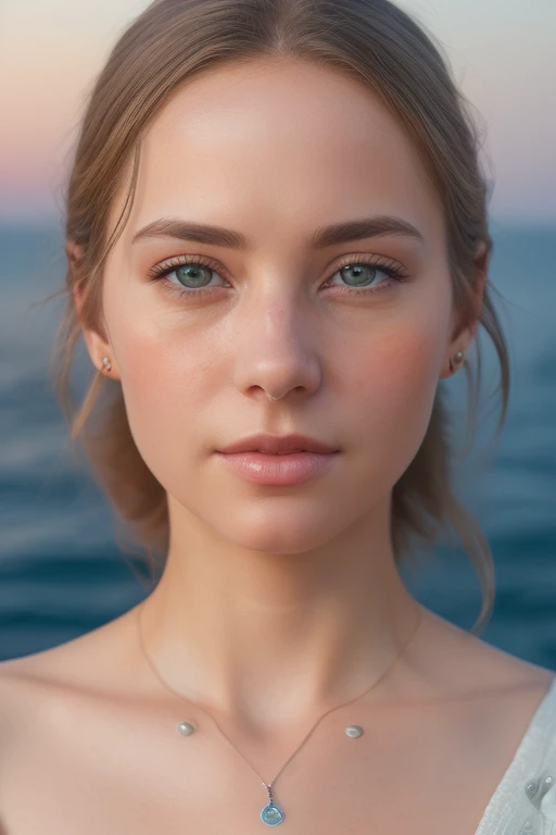 ultimate quality, masterpiece, ultra high res, (photorealistic:1.9), 1girl, detailed face, detailed eyes, white dress, dramatic lighting, sunset, sea, (detailed Shot on Hasseblad X1D-50c with Lens Hasselblad XCD-45P:1.6), (portrait:1.9)