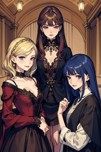 Genevieve, Amelie, and Colette