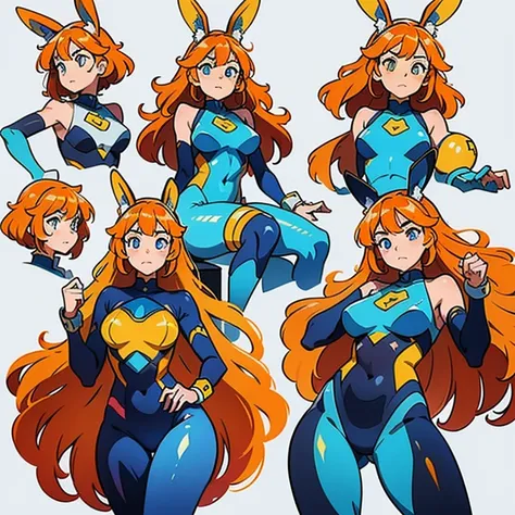 orange space rabbit