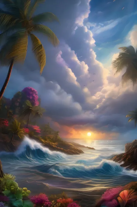 Tropical Island Tsunami