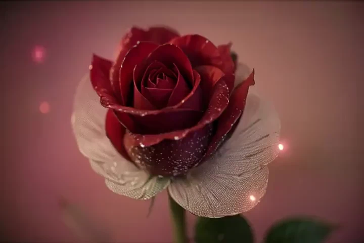 Beautiful animated roses