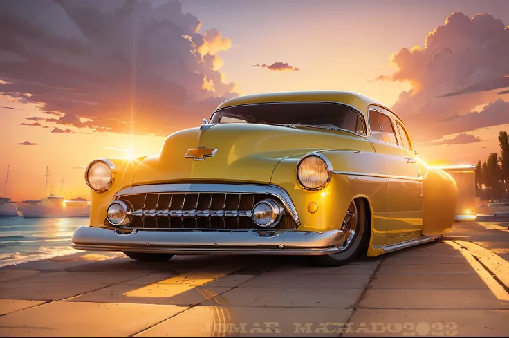 Yellow Chevy 50
