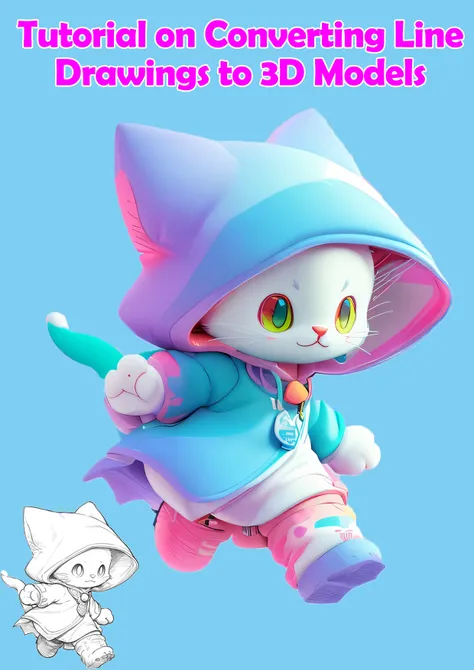 Tutorial on Converting Line Drawings to 3D Models