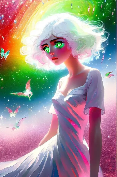 menina de arte ingênua