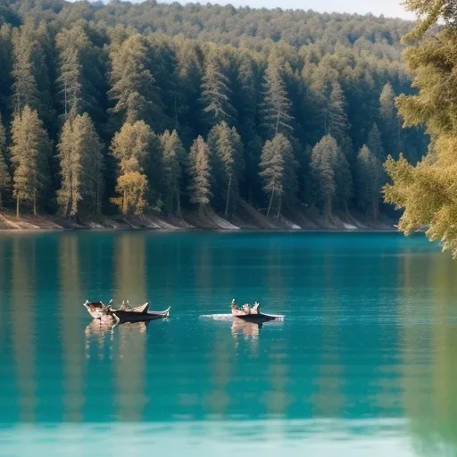  lago cheio de peixes 