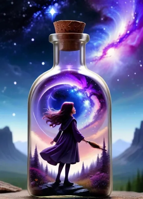 Little Witch in the Bottle