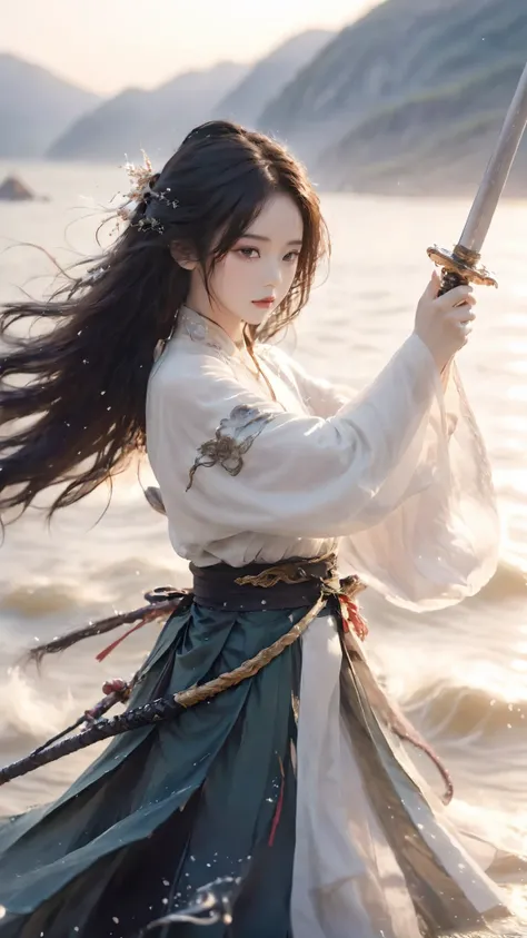 National Style - Beautiful Female Swordswoman_rel_260420