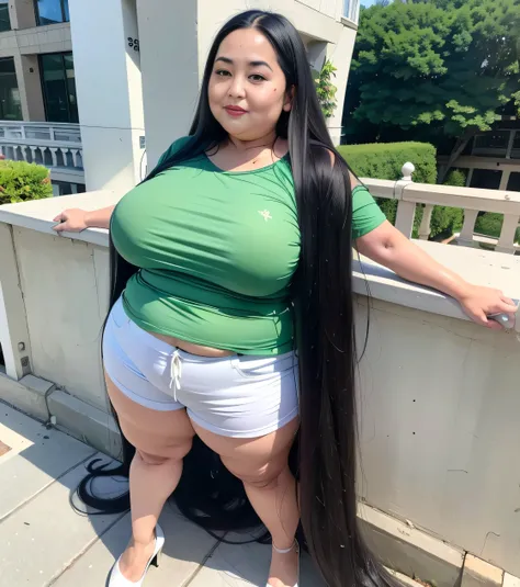  japanese absurdly long hair fat mature 005