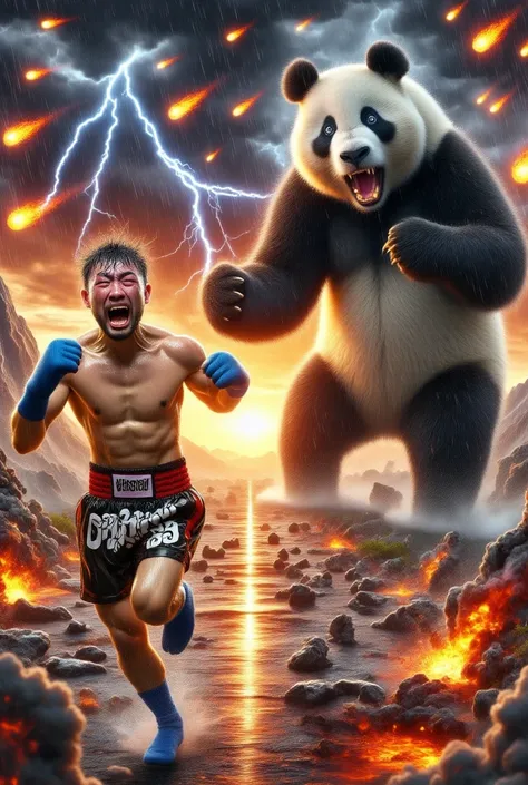 Muay Thai fighter vs. terrifying man-eating panda